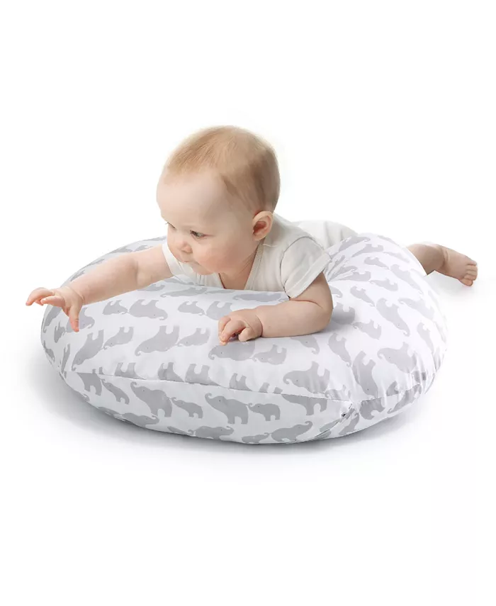 The Peanutshell Elephant Nursing Pillow with Case