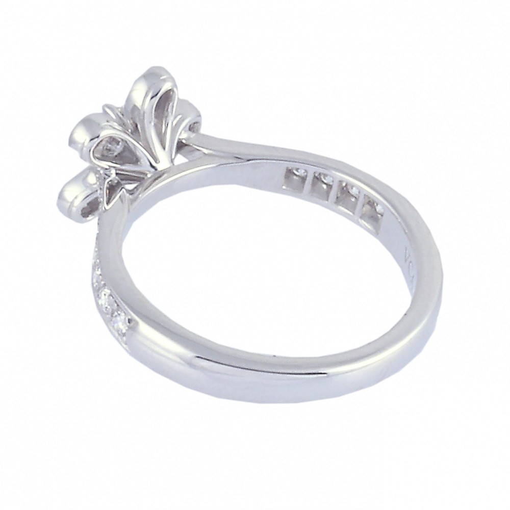 Van Cleef & Arpels Socrates Diamond Ring 18K White Gold