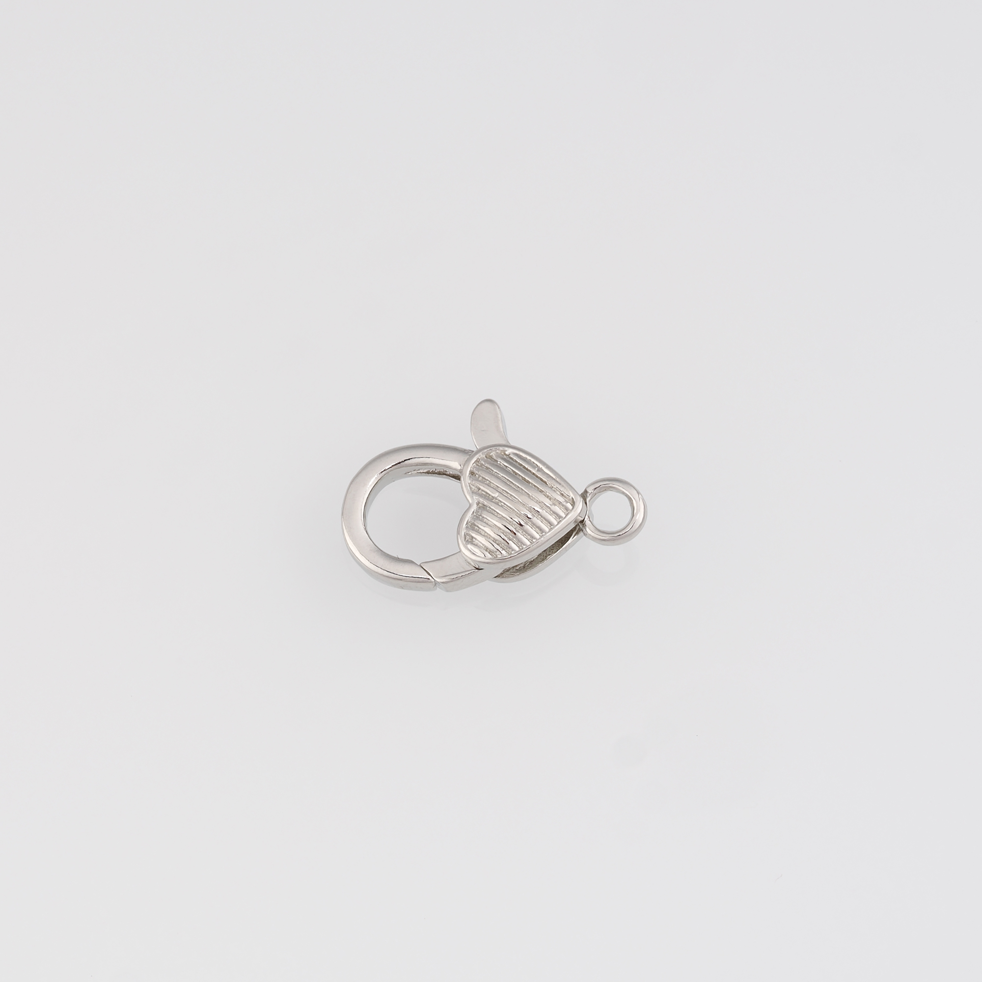 18K Gold Filled Heart Lobster Claw Clasp,Lobster Clasp Lock,Spring Buckle for DIY Jewelry Necklace Bracelet