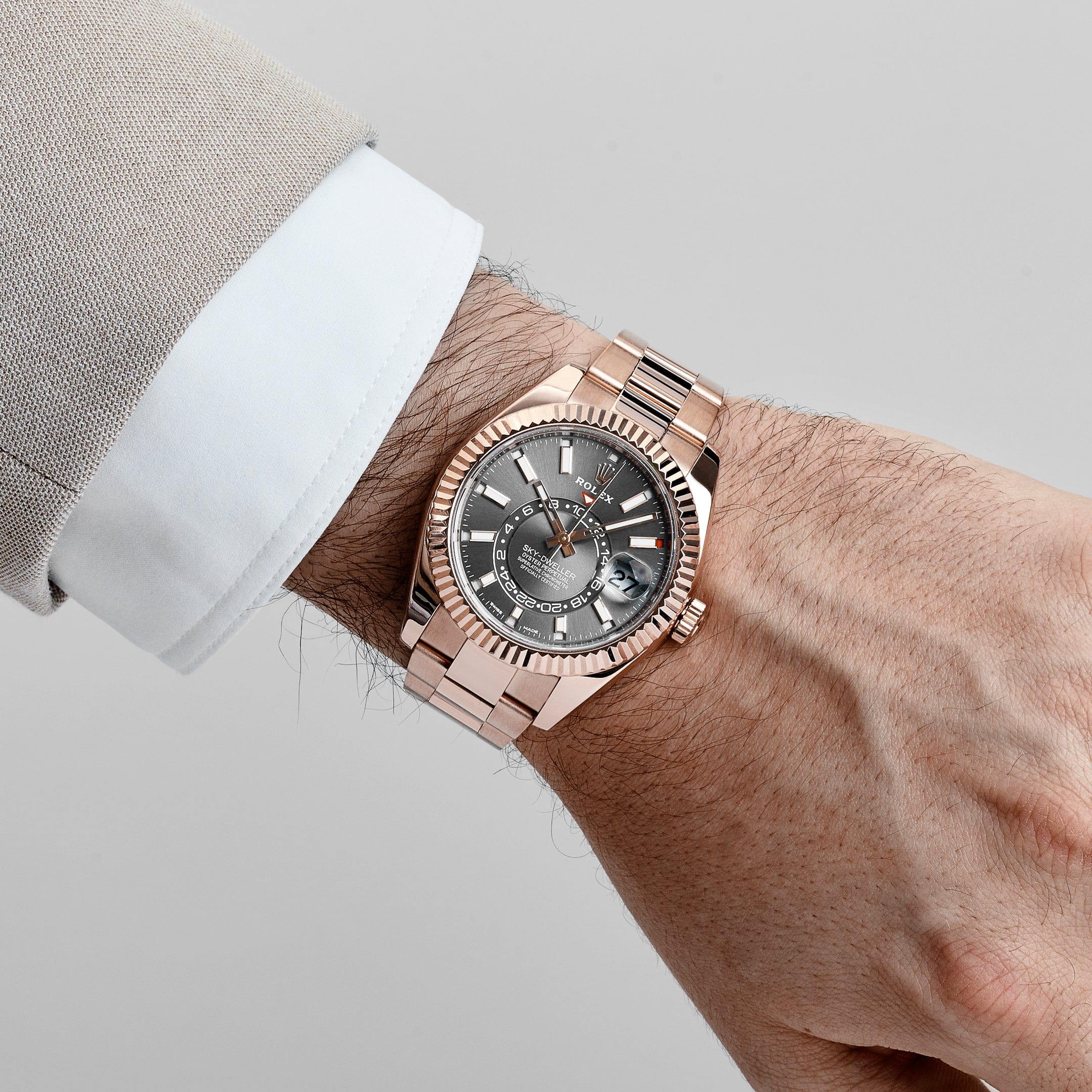 Rolex Sky-Dweller 326935 Rose Gold Rhodium Slate Grey Dial (2022)