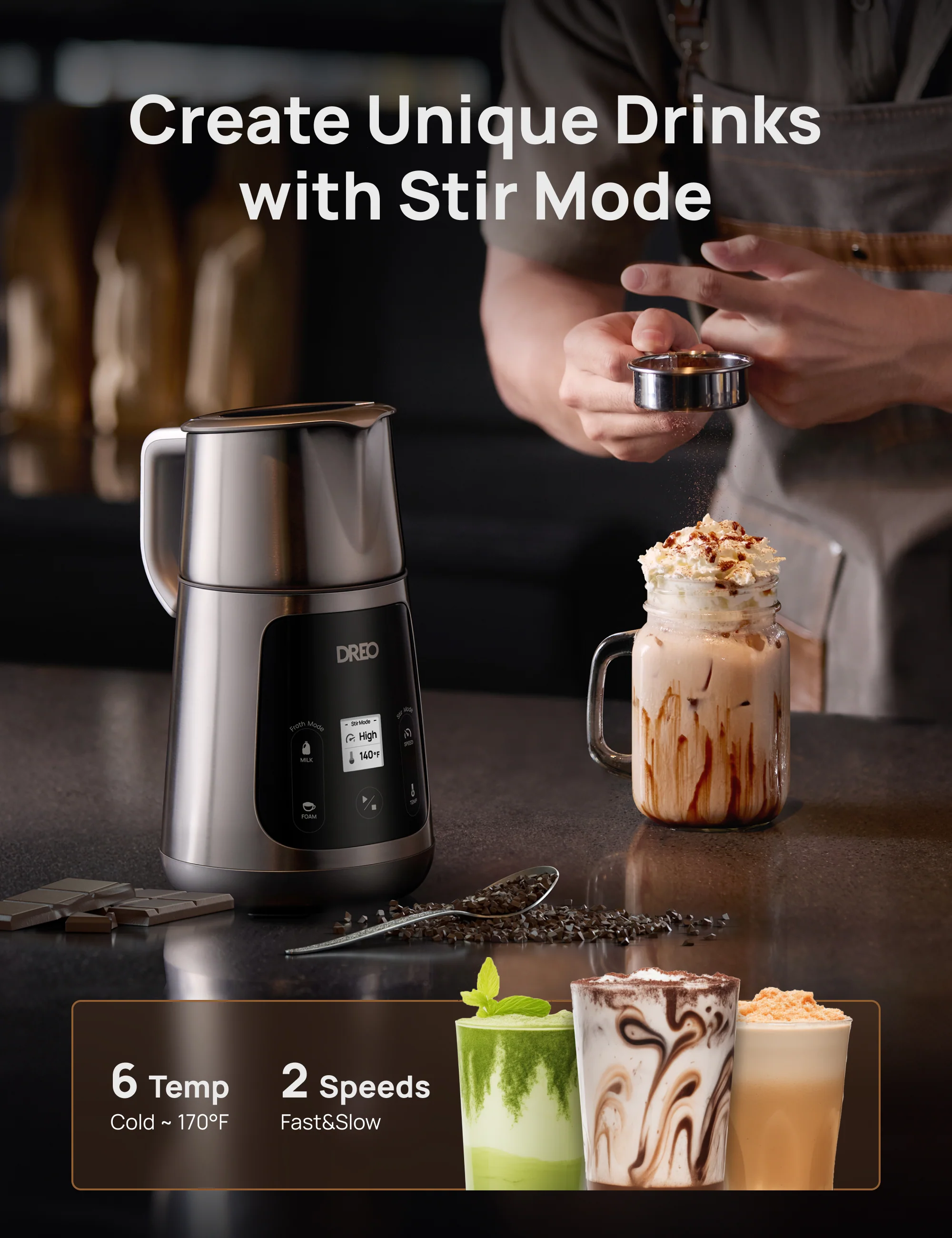BaristaMaker Milk Frother