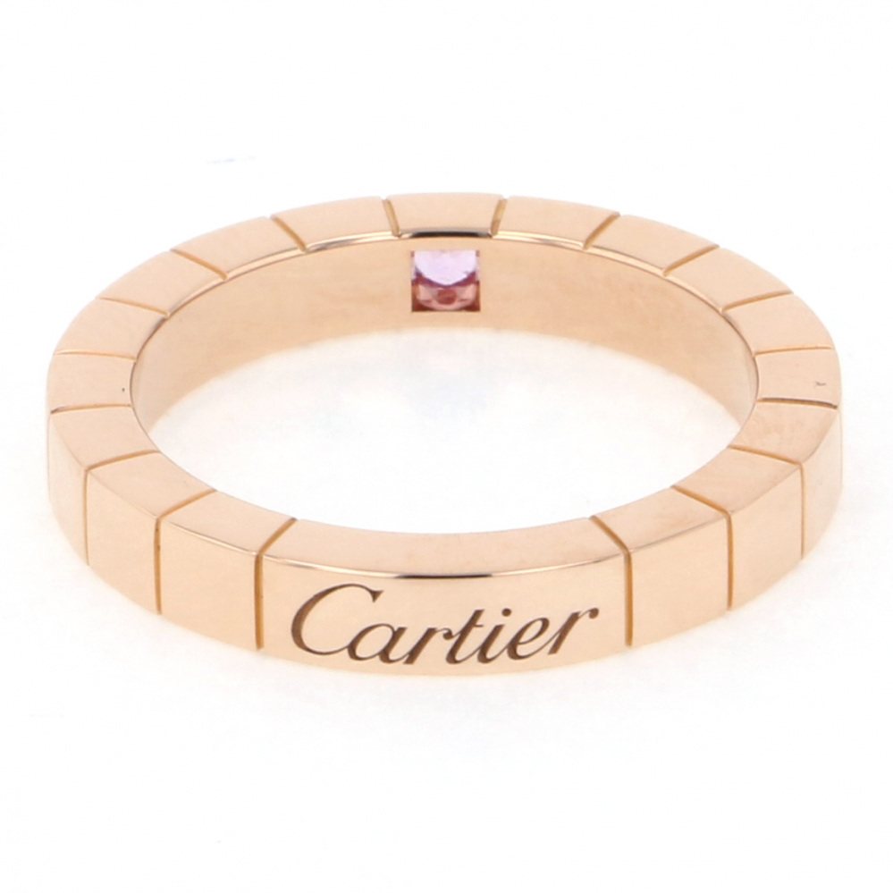 Cartier Laniere Ring 18K Rose Gold Sapphire