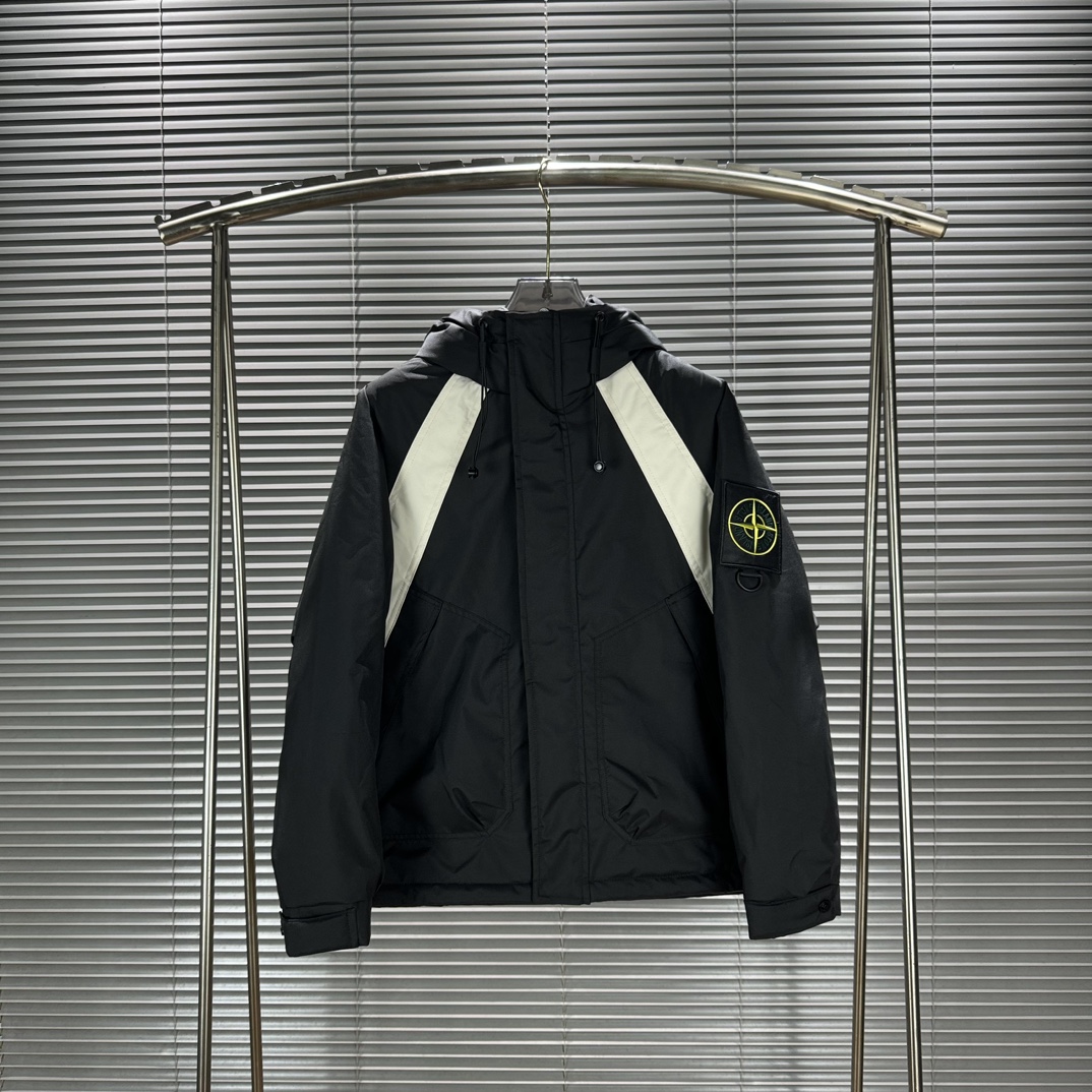 STONE ISLAND Graphene heated down cotton jacket - cnluxepick