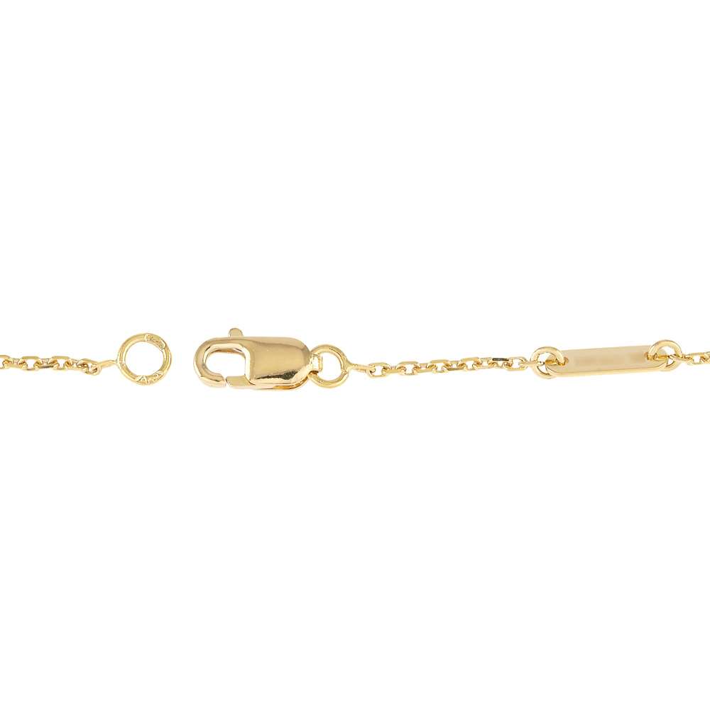 Van Cleef & Arpels Sweet Alhambra Heart Necklace 18K Yellow Gold Mother of Pearl VCARF69200