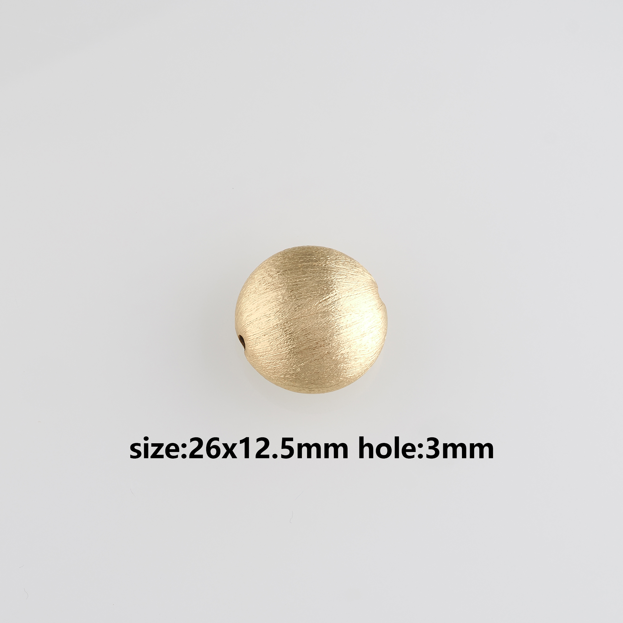 18K Gold Filled Round Flat Spacer Beads,Dainty Round Spacer Beads,DIY Jewelry Making Supply