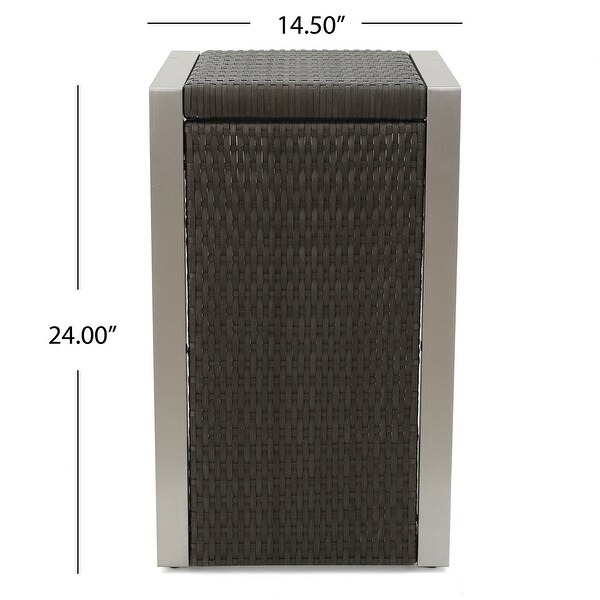 Lightweight and Stable Frame With Clean,Precise Lines Side Table Finished with a Sleek Aluminum Frame