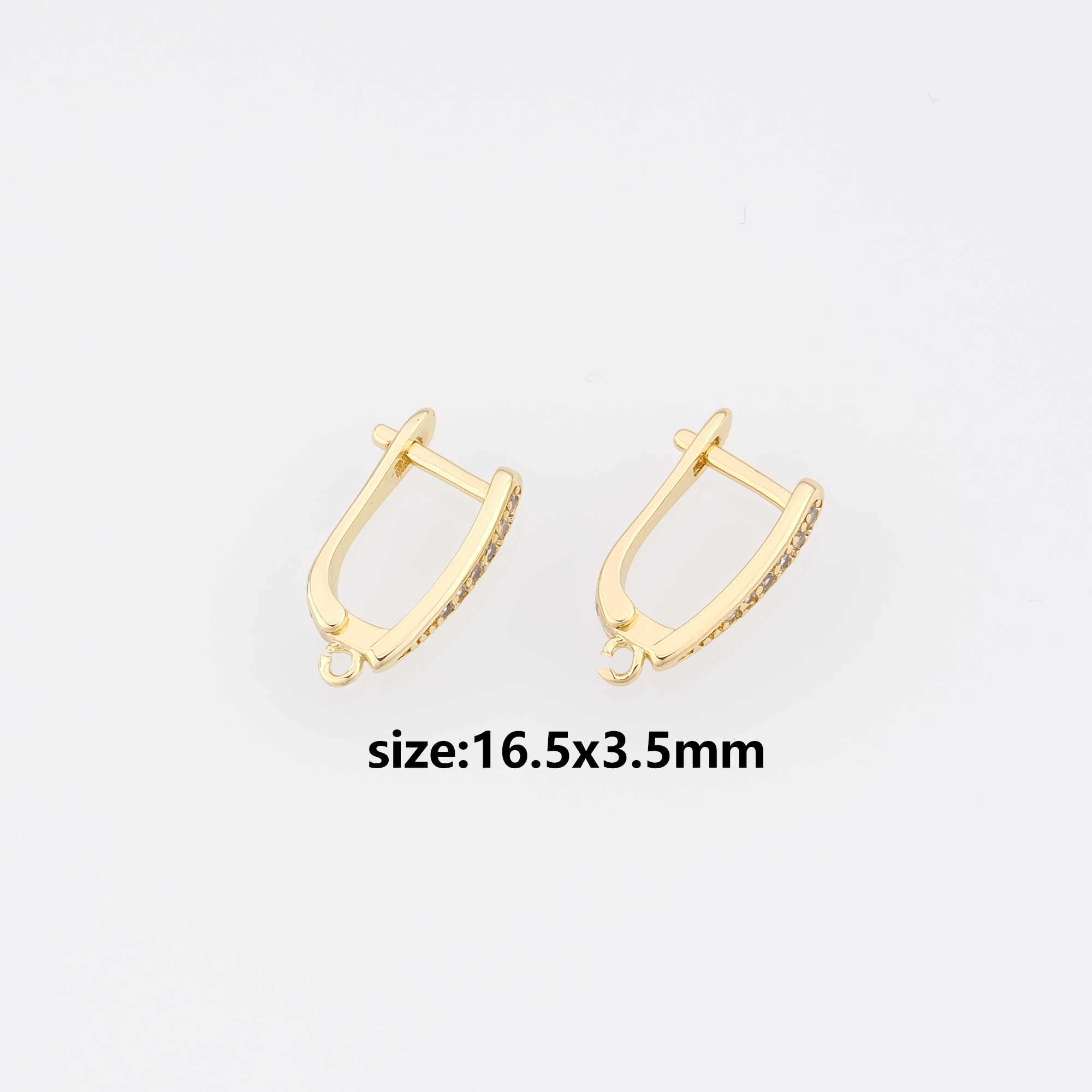 18K Gold Filled Hoop Earrings,Dainty Earrings,Gold Hoops,Dainty Hoops Huggie,DIY Jewelry Making Supply