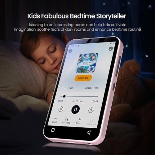 TIMMKOO 80GB Kids MP3 Player with Bluetooth, Parental Controls, Pre-Installed Spotify, Spotify Kids, Audible, 4