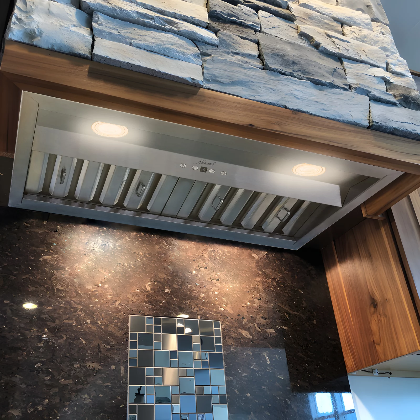 30 Inch Range Hood Insert, Ultra Quiet Stainless Steel Ducted Insert/Built-in Kitchen Vent Hood with Powerful Suction, Dimmable LED Lights and Dishwasher Safe Filters, 600 CFM