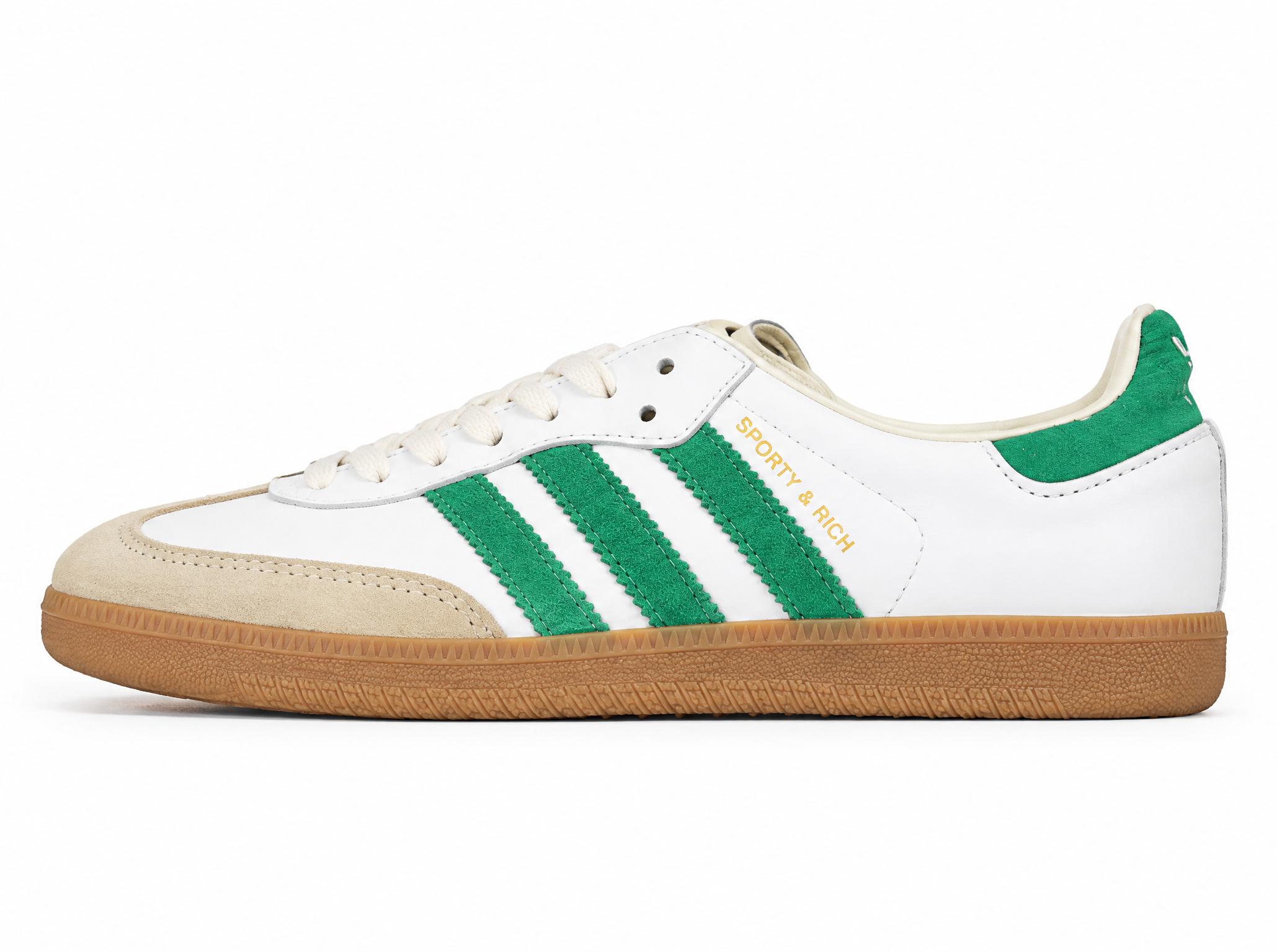 Sporty & Rich X Adidas Samba Og Cloud White/Green/Gum HQ6075