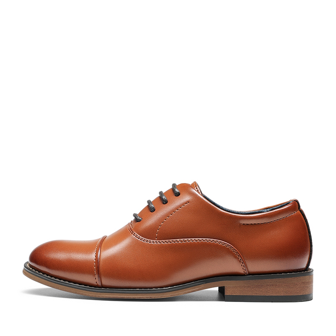 Boys' Handsome Cap Toe Dress Oxfords