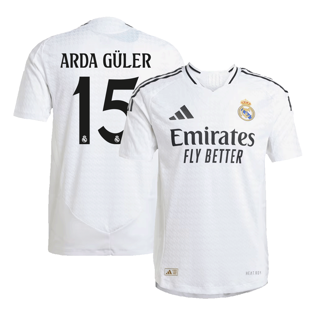 ARDA GÜLER #15 Real Madrid Home Player Version Jersey