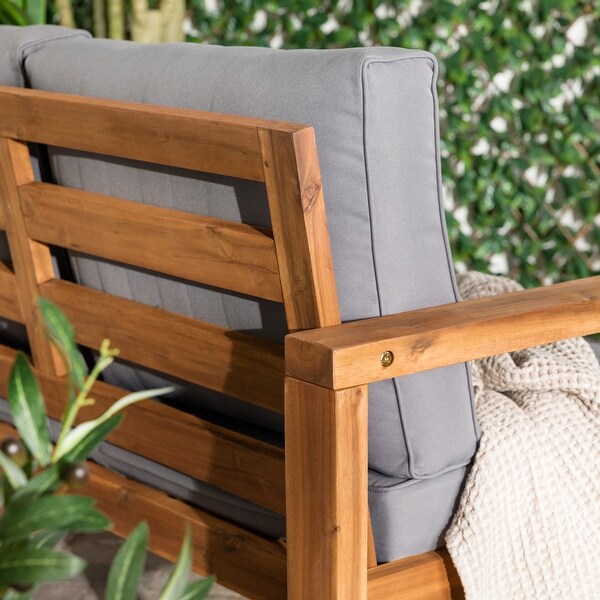 Middlebrook Hudson Acacia Frame Love Seat