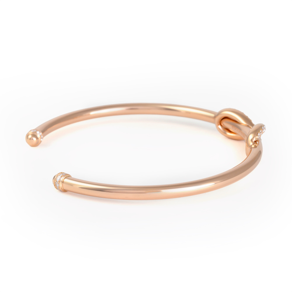 Tiffany & Co. Infinity Diamond Bracelet 18K Rose Gold