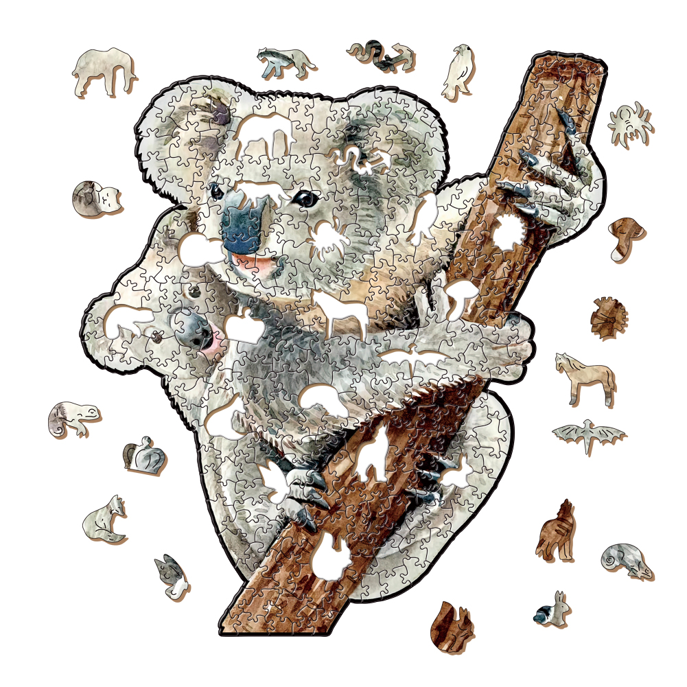 Animal Wooden Puzzle-Lovely Sloth