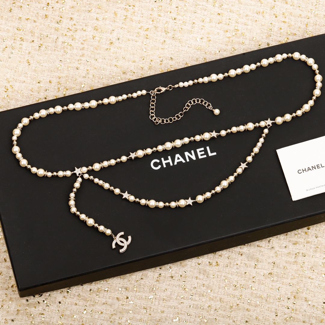 Chanel five-pointed star waist necklace - cnluxepick
