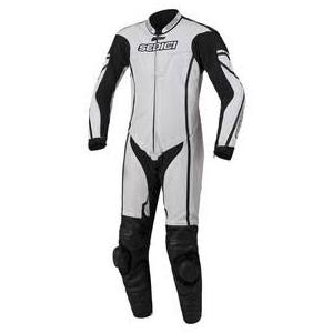 Sedici Palermo One-Piece Race Suit - Black/White - 48