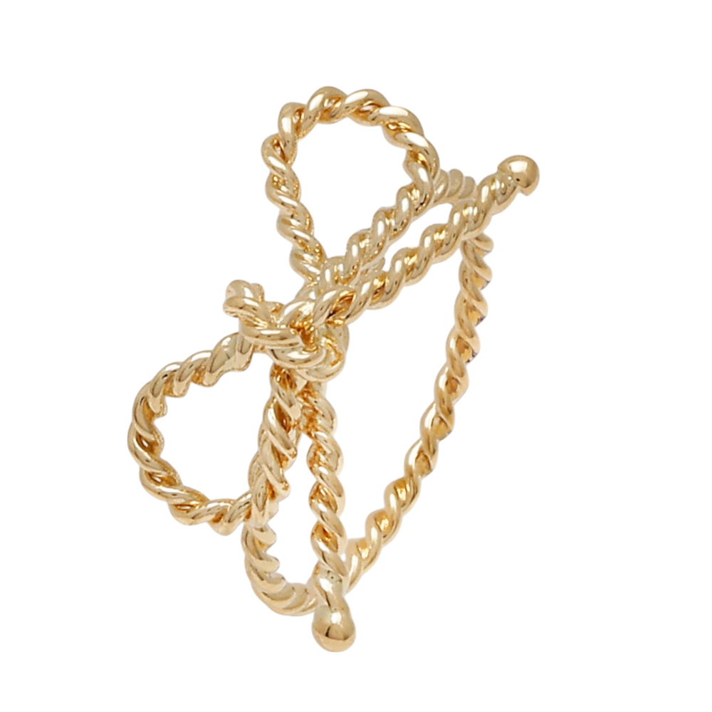 Tiffany & Co. Twist Ribbon Ring 18K Yellow Gold