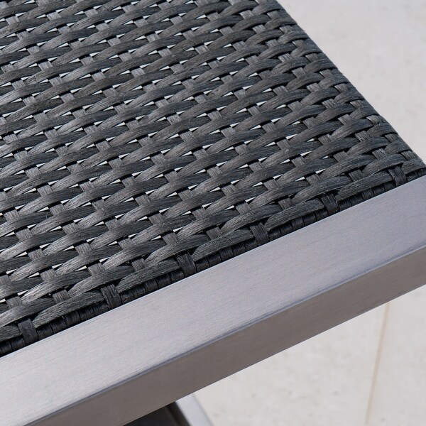 Lightweight and Stable Frame With Clean,Precise Lines Side Table Finished with a Sleek Aluminum Frame