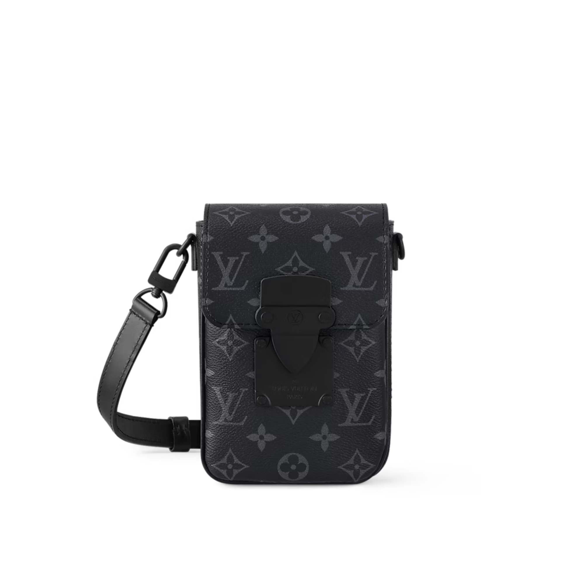 Louis Vuitton S-Lock Vertical Wearable Wallet Black 18Cm