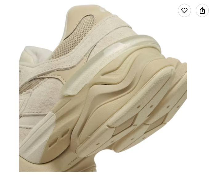 New Balance 9060 Beige White U9060SS Casual Running Sneakers