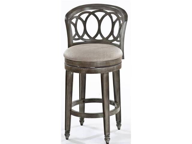 Hillsdale Furniture Adelyn 23 Inch Bar Stool, Grey