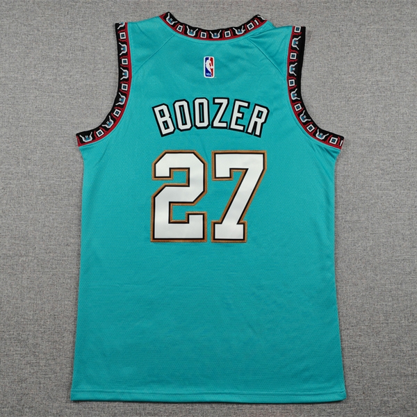 Men's Memphis Grizzlies Cameron Boozer #27 Green Swingman Jersey