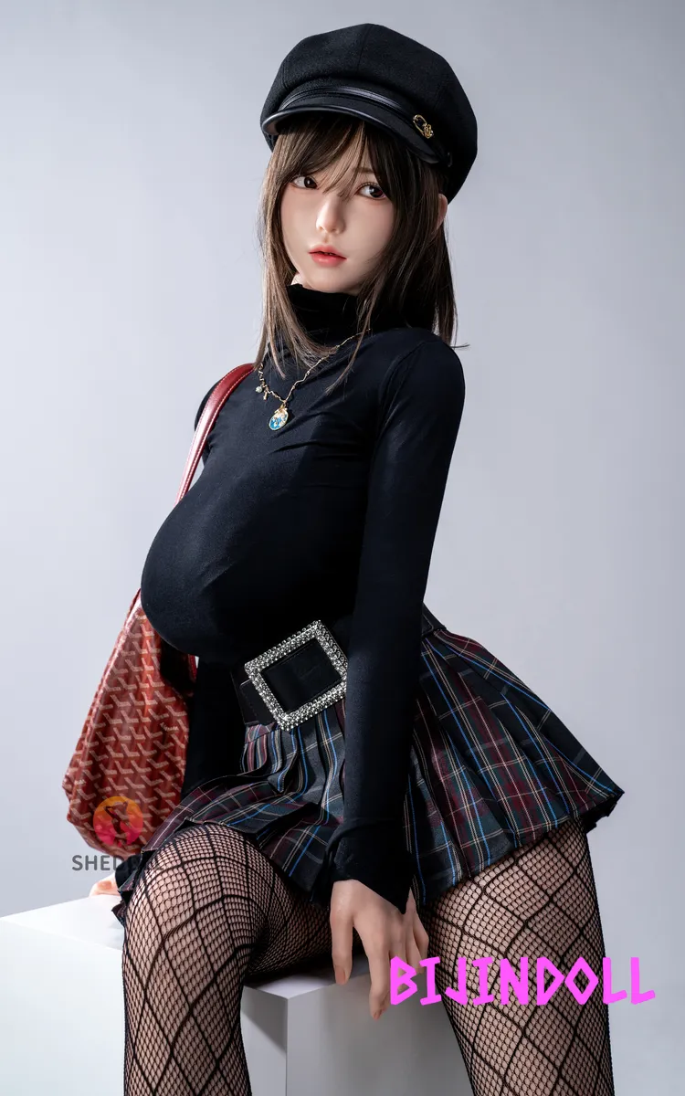 SHEDOLL 163cm H-cup Silicone Sex Doll Chu Yue Head ROS Available Big Breasts