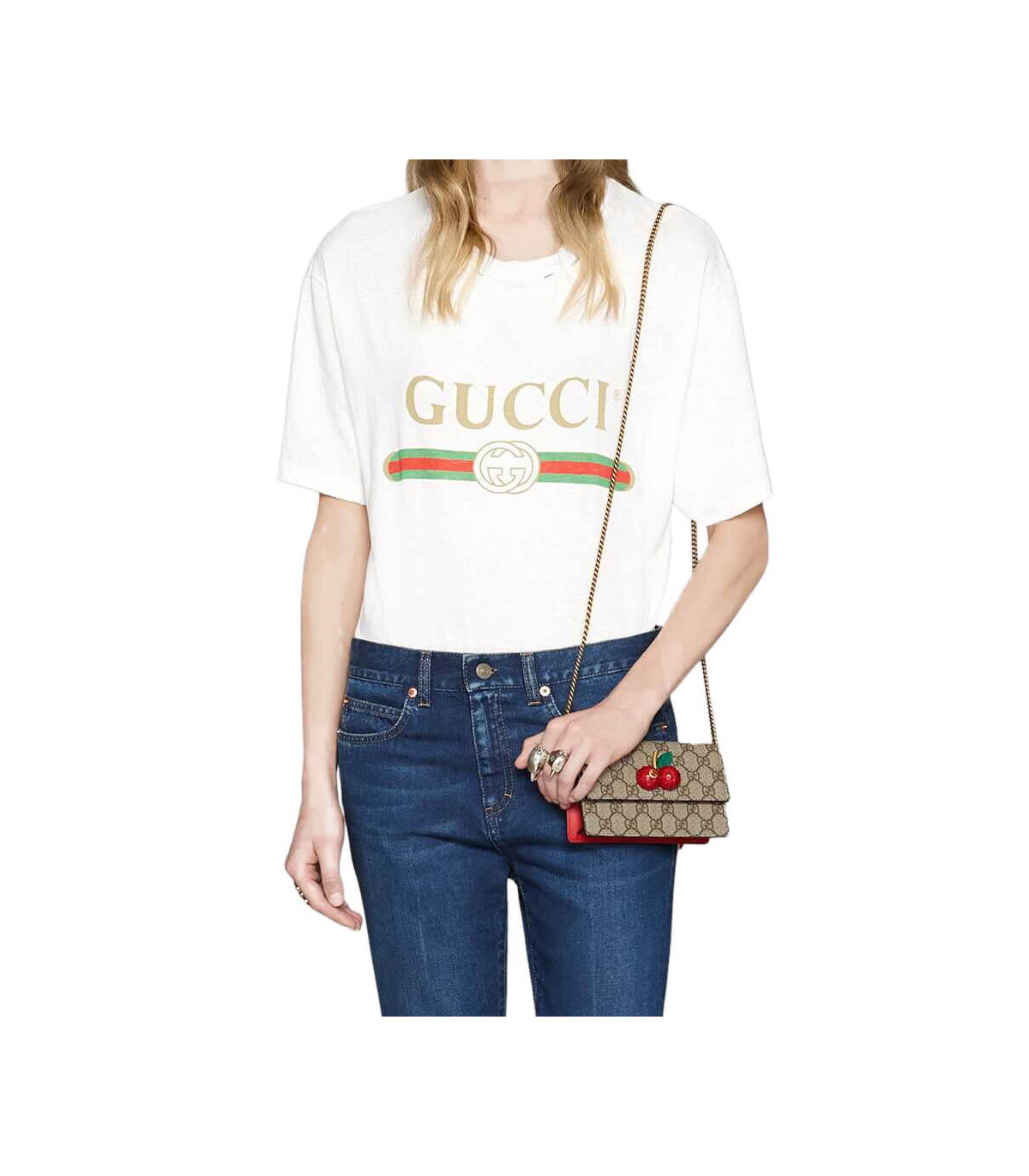 Gucci GG Supreme Mini Bag With Cherries