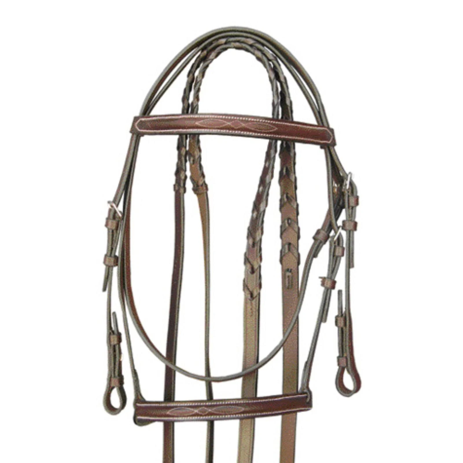 Gatsby Leather Company Fancy Snaffle Bridle, Brown