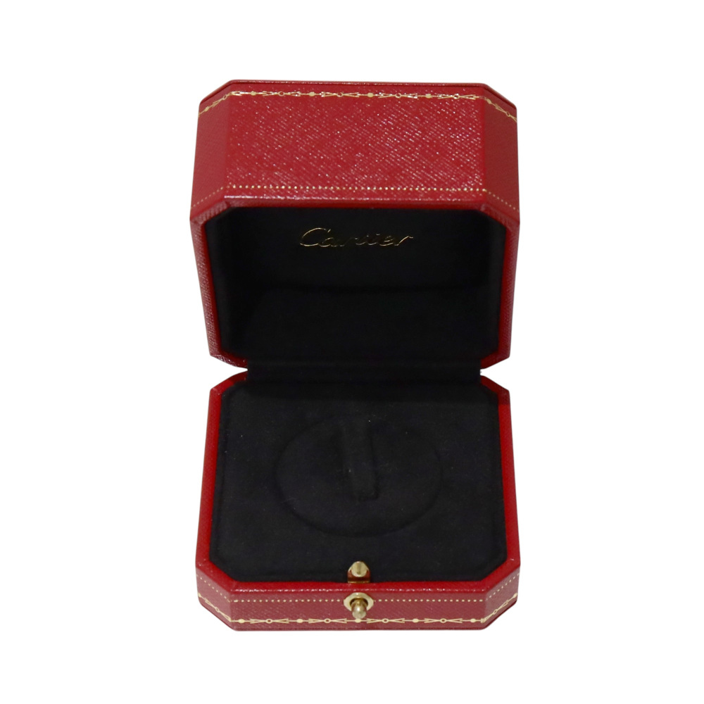 Cartier Mayon Pantale 3 Companies Semi-pave Setting Ring 18K White Gold Diamond B4127200