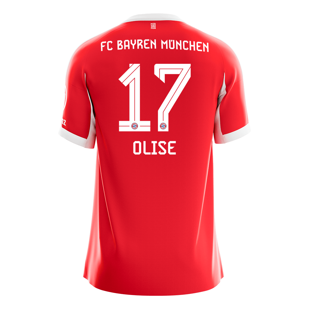 OLISE #17 Bayern Munich Home Soccer Jersey 2025/26