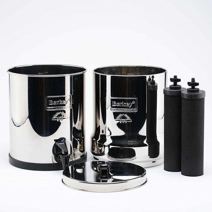 big-berkey-Countertop Water Filter System with 2 Black Berkey Elements and 2 Fluoride Filters