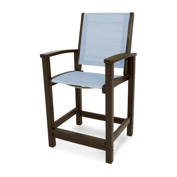 POLYWOOD Coastal Counter Chair