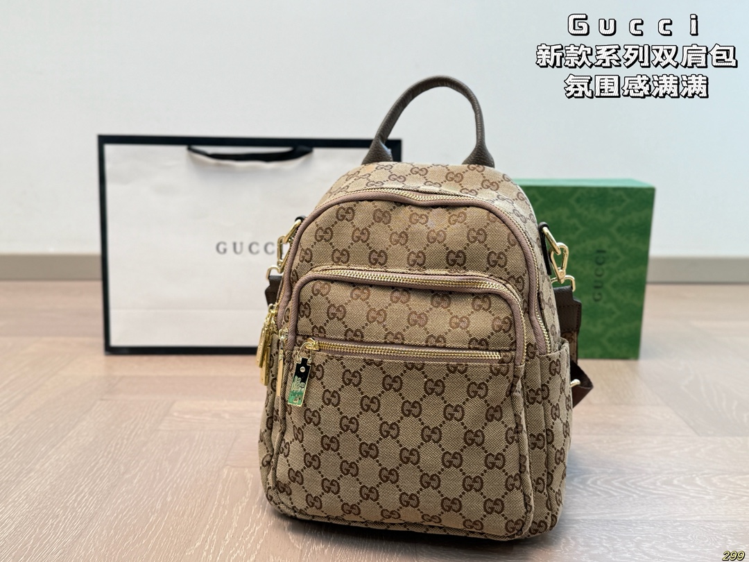 Gucci old flower backpack - cnluxepick