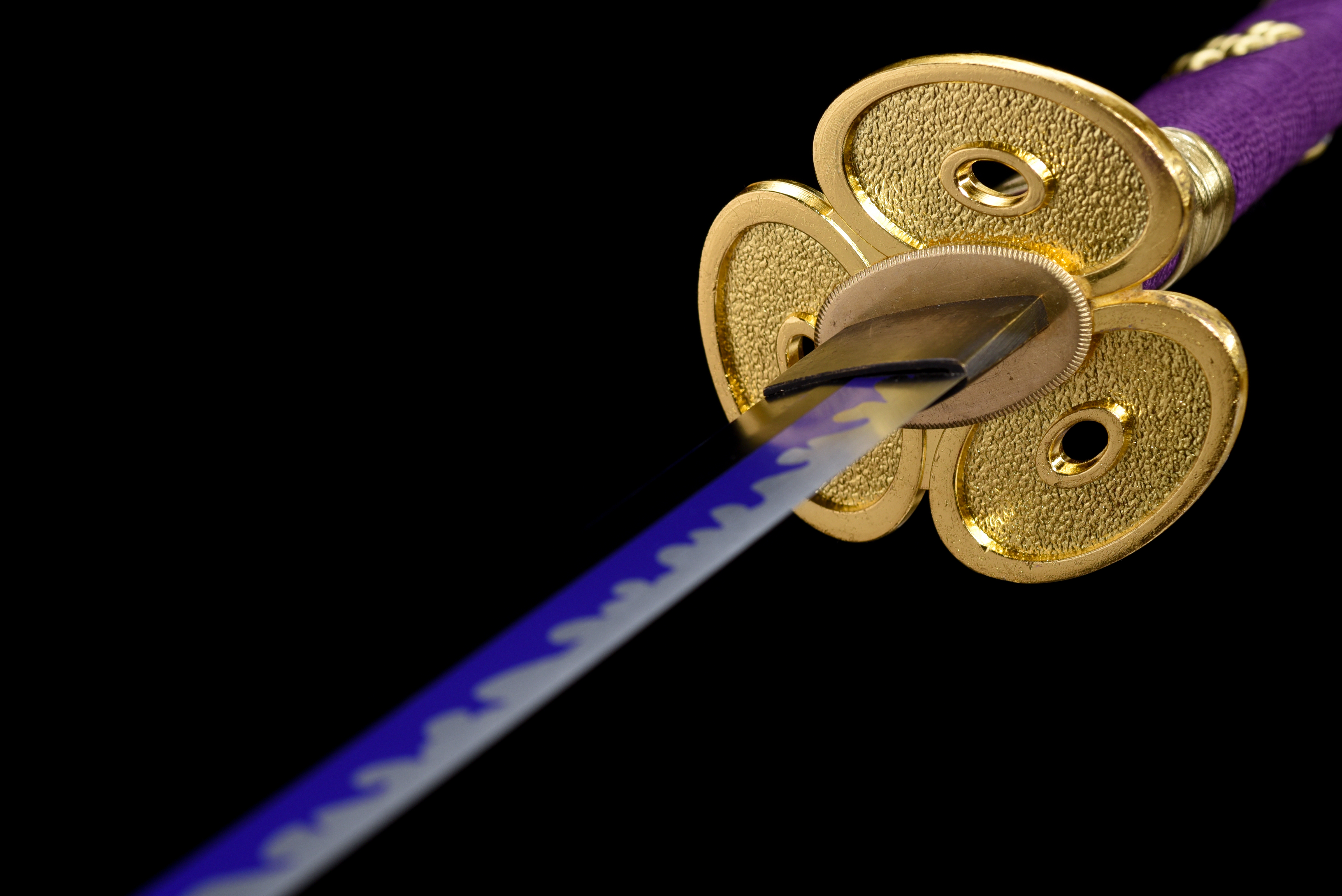 Purple Enma Katana – One Piece, High-Carbon Steel, Full Tang