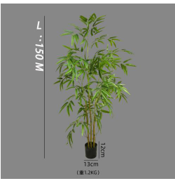 Artificial flowers and plants, delicate water bamboo