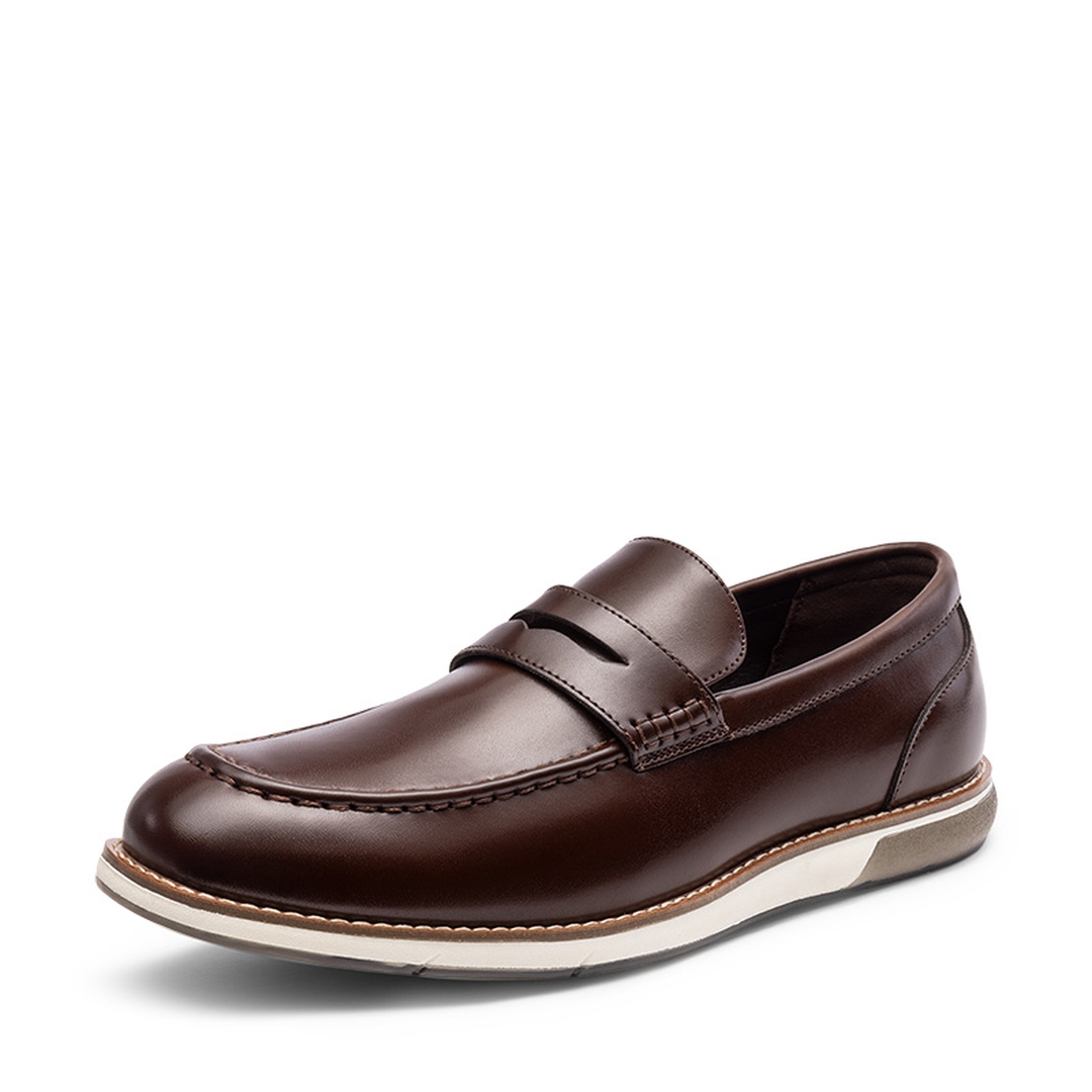 Men's Vegan Leather Slip-On Penny Loafers