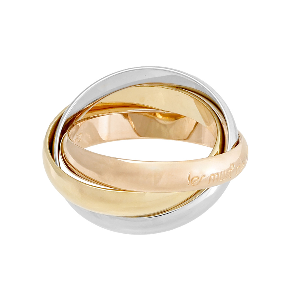 Cartier Trinity Ring Tri-Gold