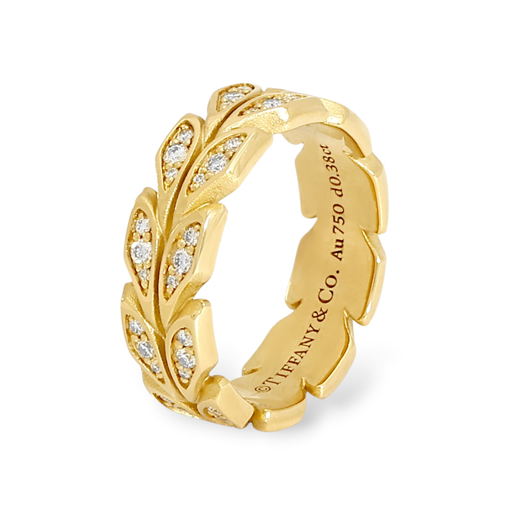 Tiffany & Co. Victoria Ring 18K Yellow Gold Diamond