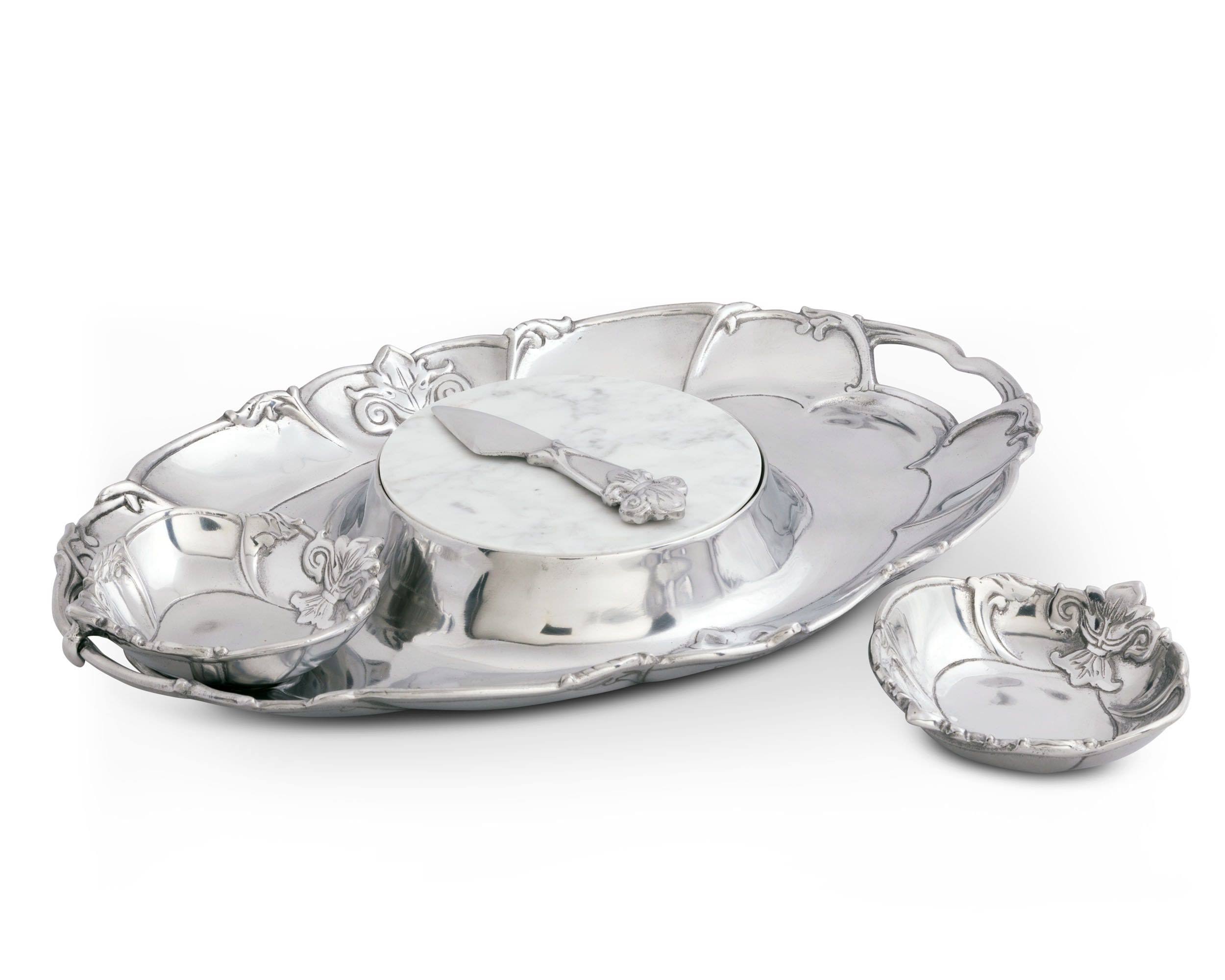 Arthur Court Fleur De Lis Tray Entertainment