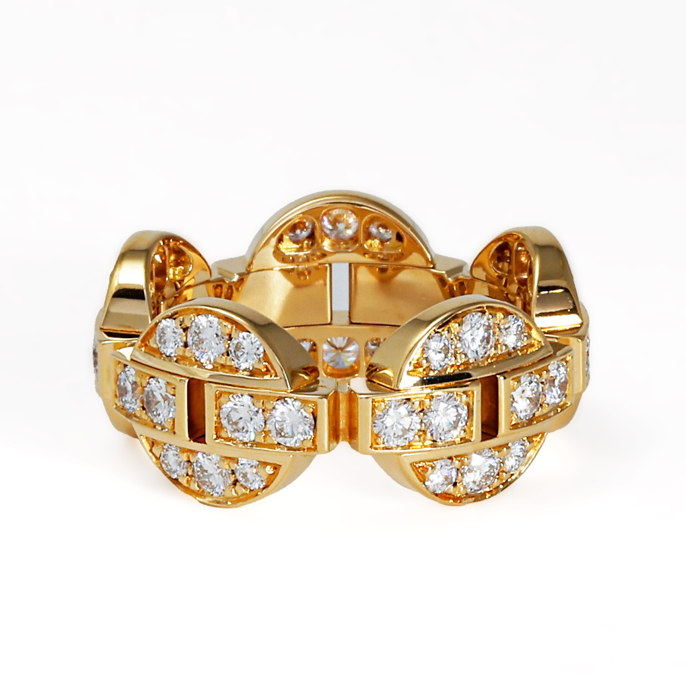 Cartier Imalia Ring 18K Yellow Gold Diamond