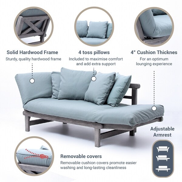 Cambridge Casual West Lake Convertible Sofa Daybed
