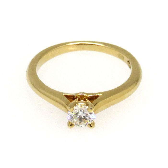 Cartier Mk Kofil Diamond Ring K18YG Yellow Gold Ring