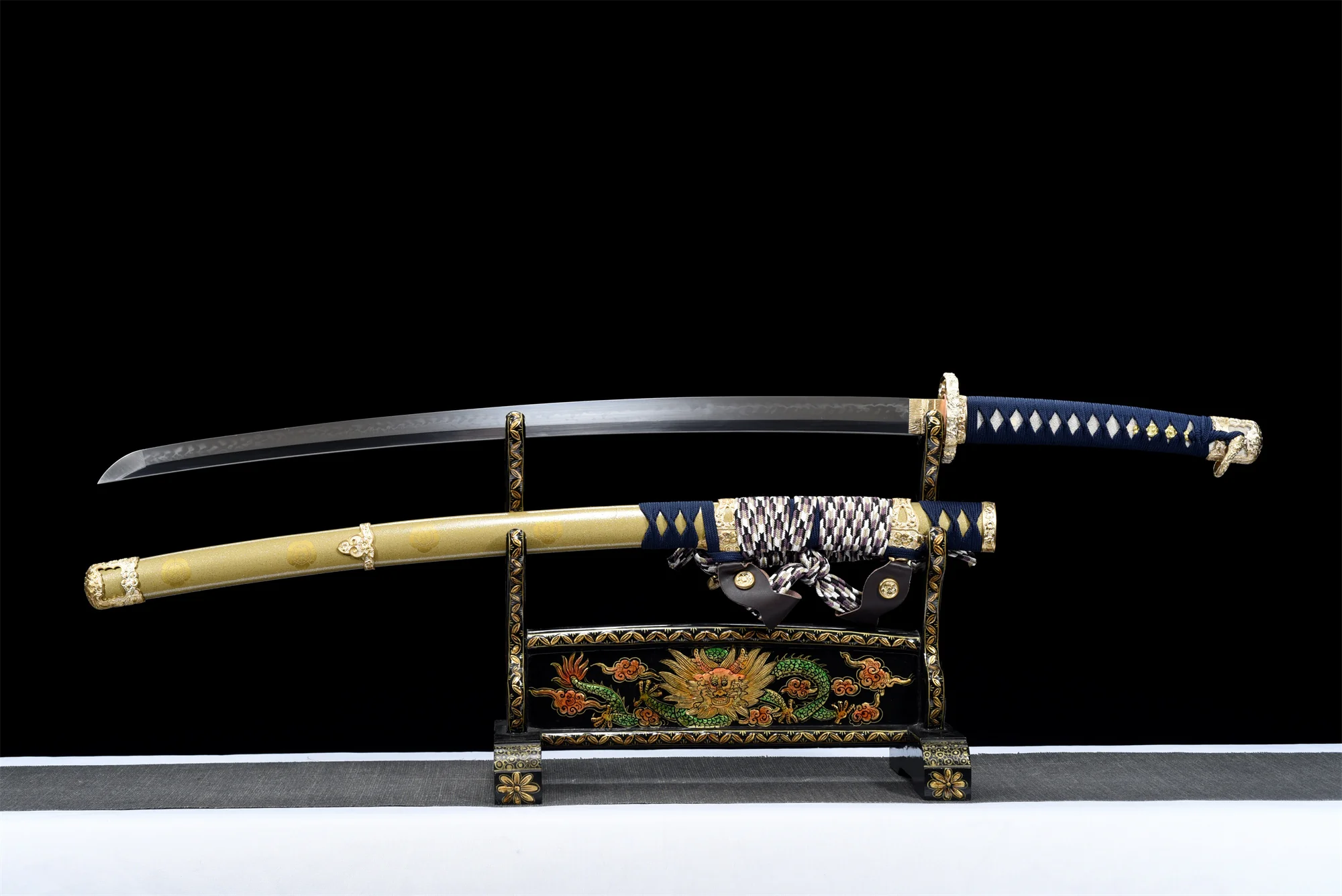 Sakura Tachi – T10 Clay Tempered, Real Hamon, Full Tang