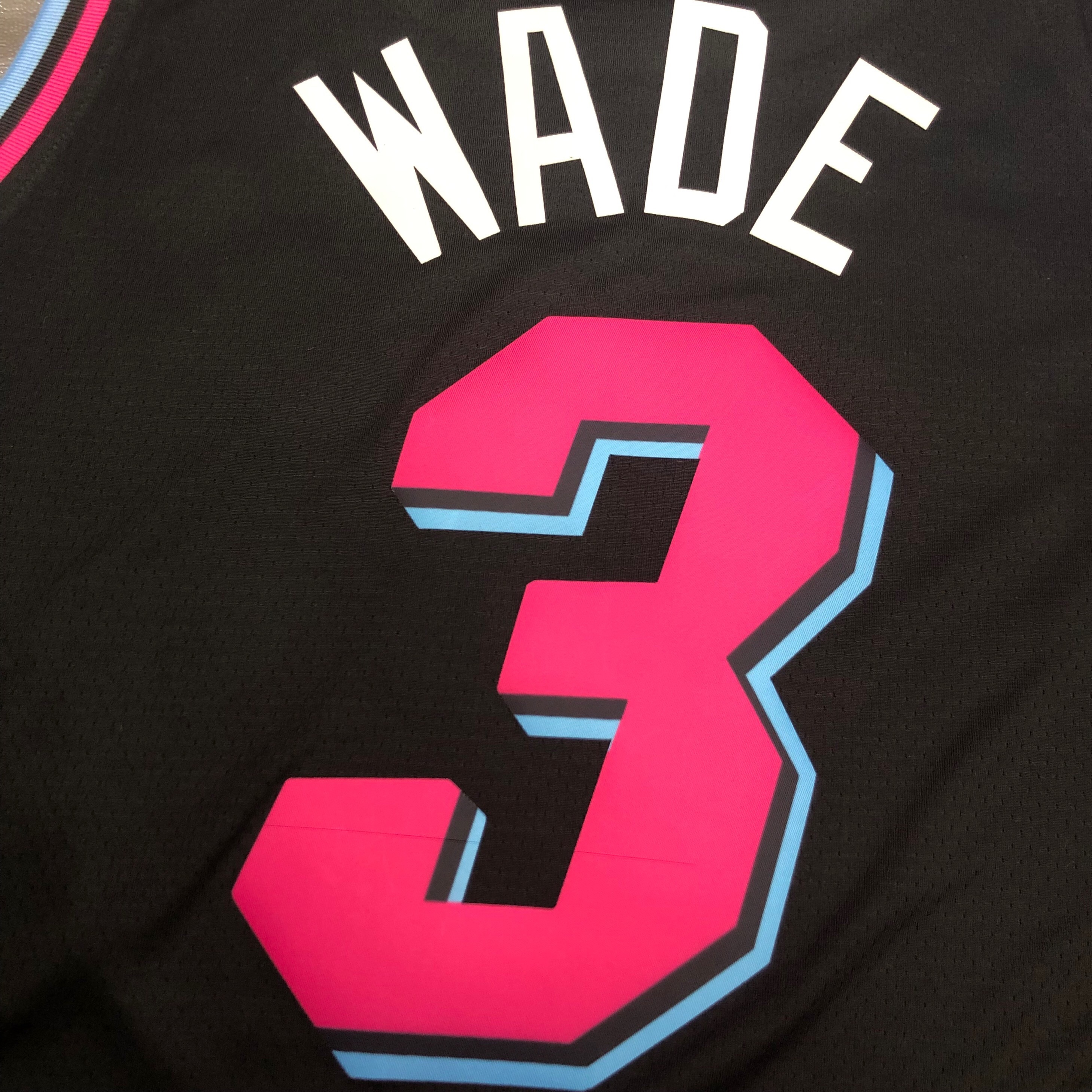 Miami Heat Black Jersey No.3