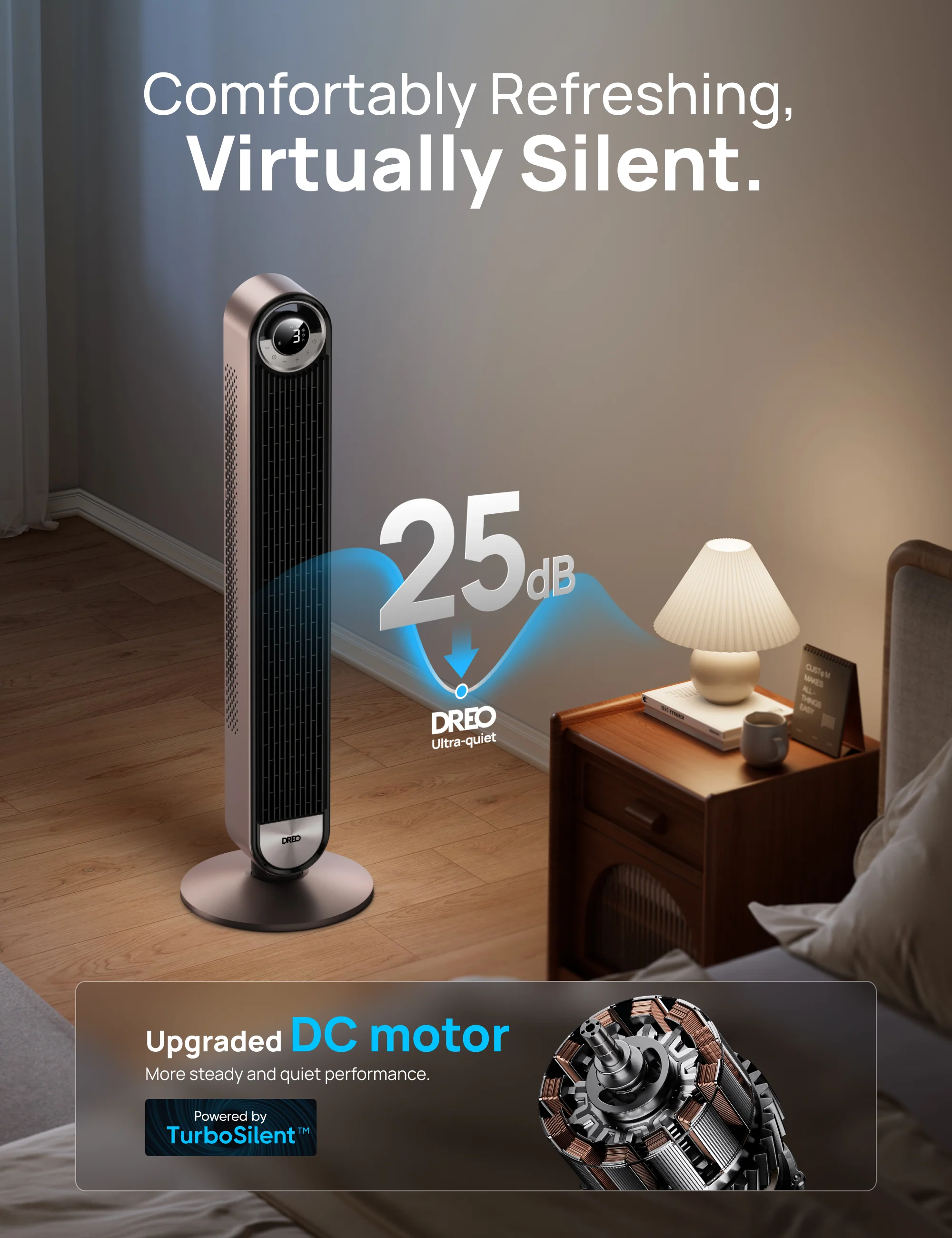 Smart Tower Fan Cruiser Pro T2S 26ft/s