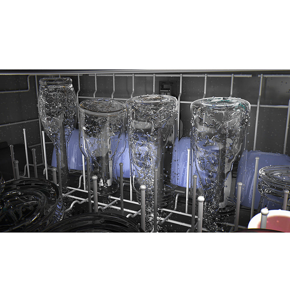 GE - Top Control Built-In Dishwasher with 3rd Rack, Dry Boost, 50 dBa - White