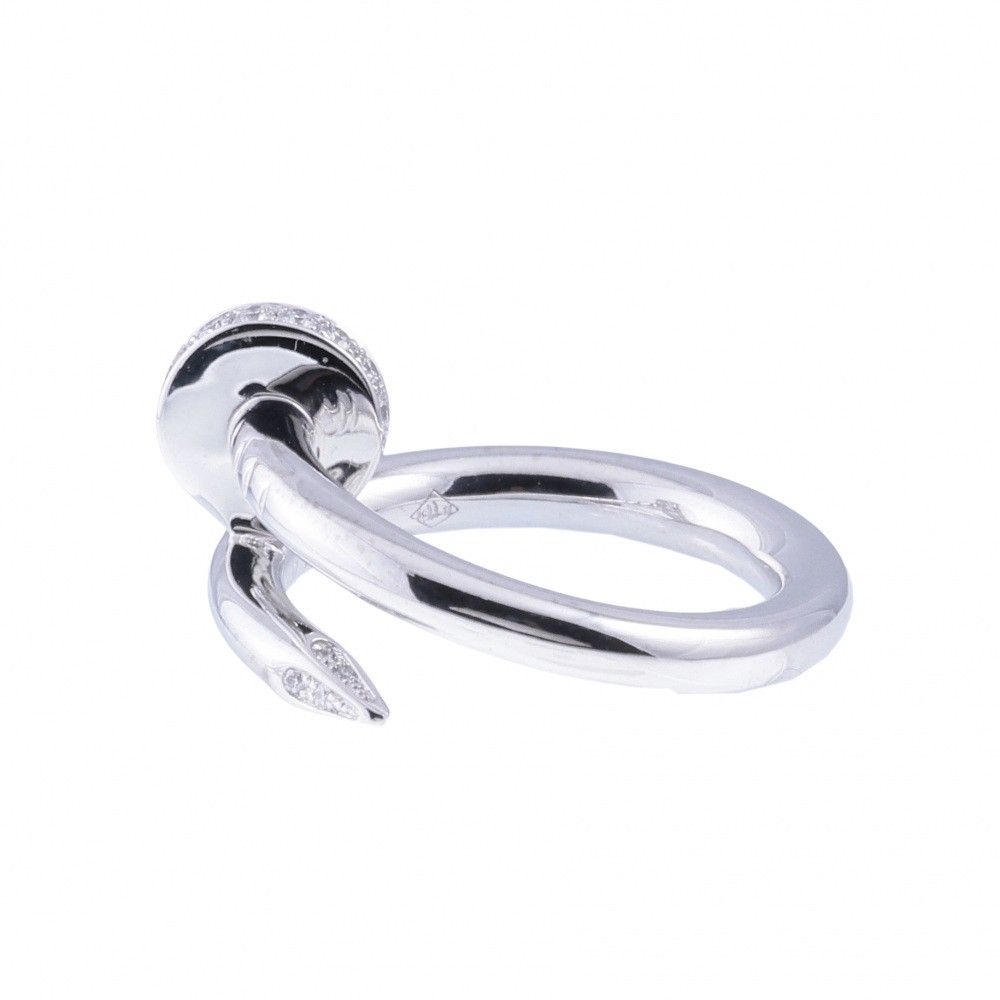 Cartier Juste un Clou Ring 18K White Gold Diamond B4092700