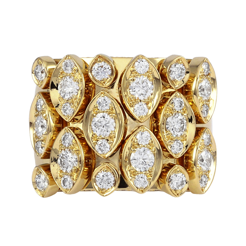 Cartier Diadea Ring 18K Yellow Gold Diamond N4128700